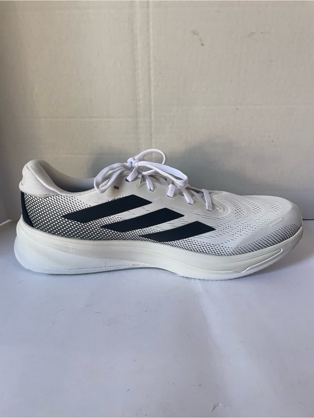 Adidas Men’s Running Shoes Size 11 White Black Athletic Sneakers